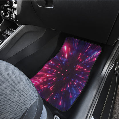 Cosmic Hyperspace Print Front Car Floor Mats