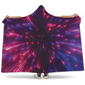 Cosmic Hyperspace Print Hooded Blanket