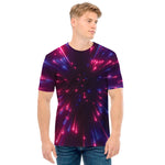 Cosmic Hyperspace Print Men's T-Shirt