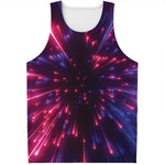 Cosmic Hyperspace Print Men's Tank Top