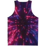 Cosmic Hyperspace Print Men's Tank Top