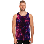 Cosmic Hyperspace Print Men's Tank Top