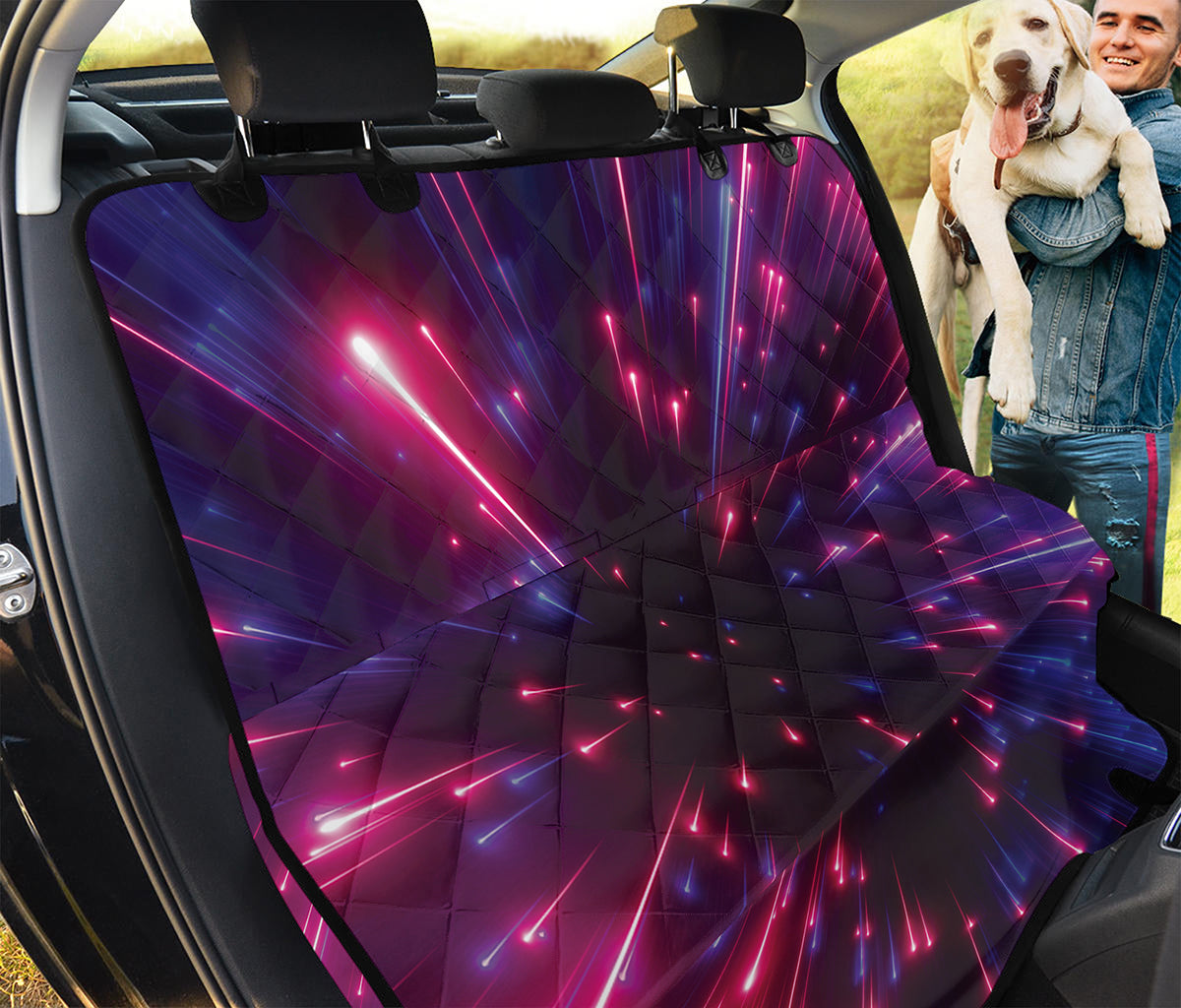 Cosmic Hyperspace Print Pet Car Back Seat Cover
