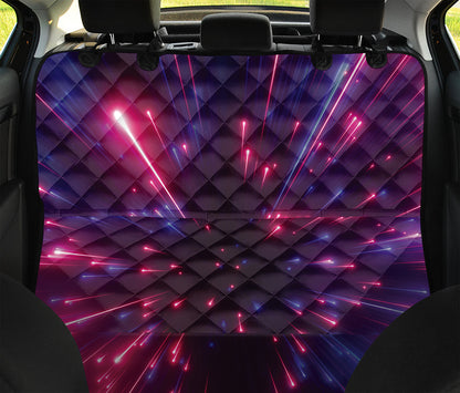 Cosmic Hyperspace Print Pet Car Back Seat Cover