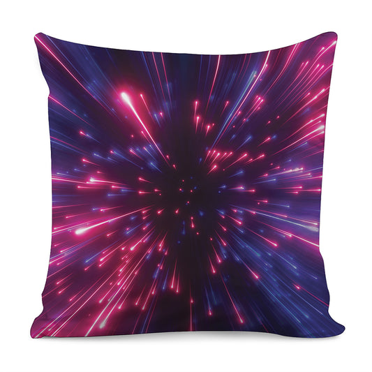 Cosmic Hyperspace Print Pillow Cover