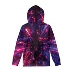 Cosmic Hyperspace Print Pullover Hoodie