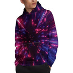 Cosmic Hyperspace Print Pullover Hoodie