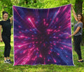 Cosmic Hyperspace Print Quilt