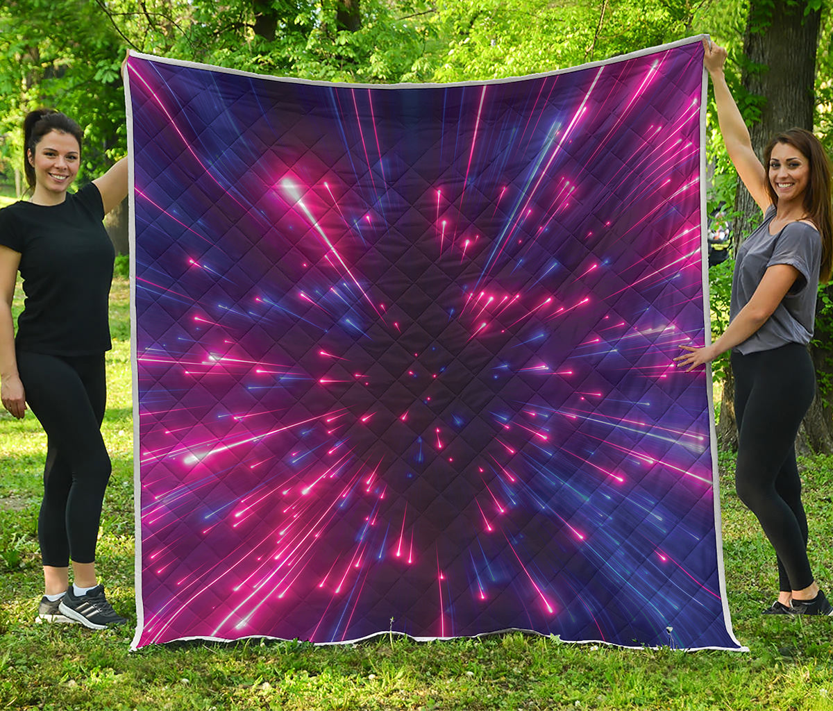 Cosmic Hyperspace Print Quilt