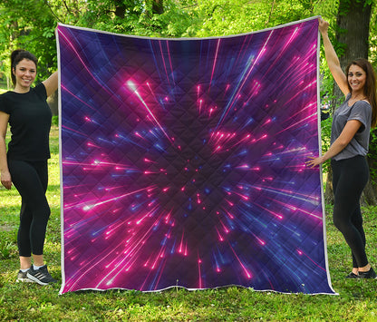 Cosmic Hyperspace Print Quilt