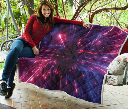 Cosmic Hyperspace Print Quilt
