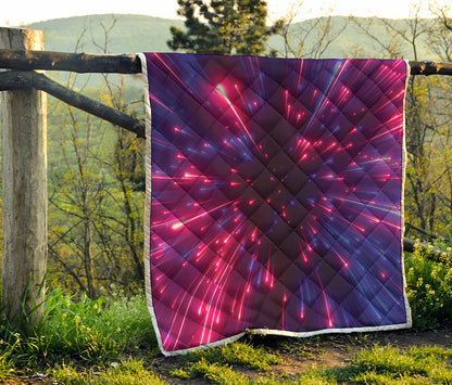 Cosmic Hyperspace Print Quilt