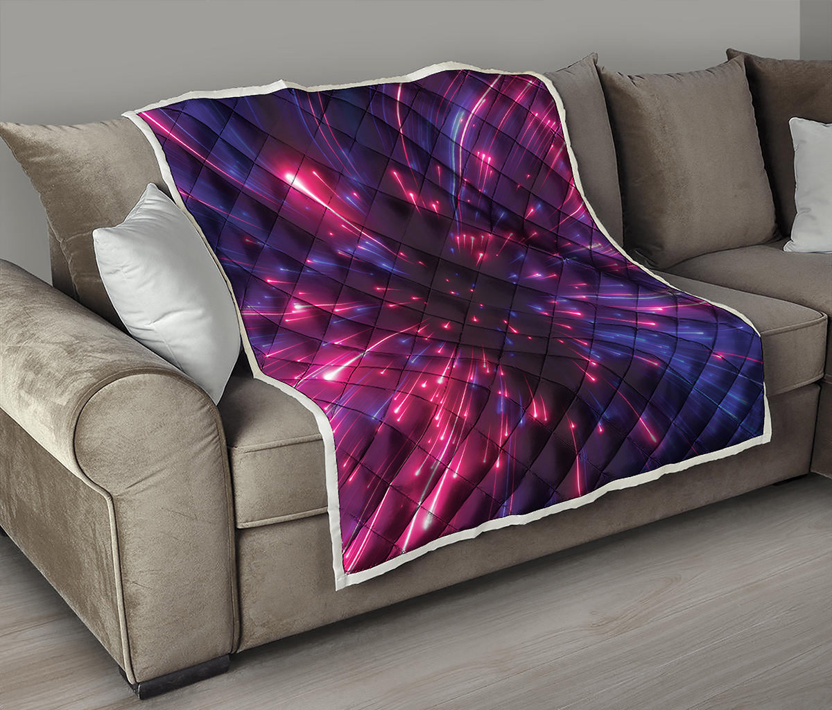 Cosmic Hyperspace Print Quilt