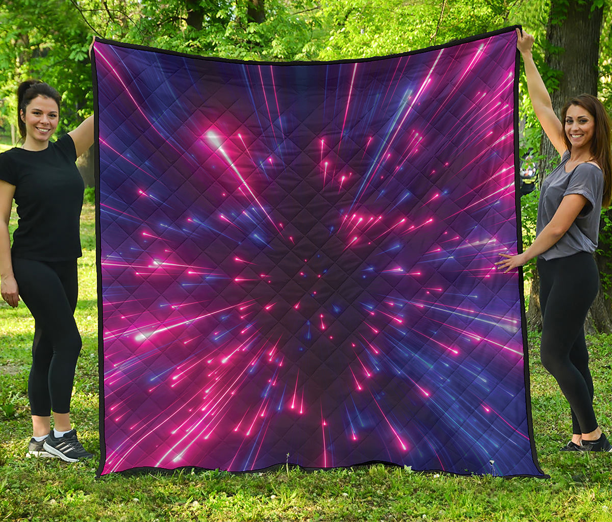 Cosmic Hyperspace Print Quilt