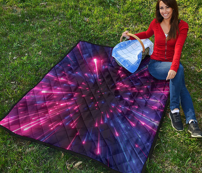 Cosmic Hyperspace Print Quilt
