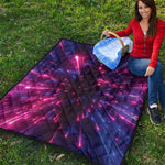 Cosmic Hyperspace Print Quilt