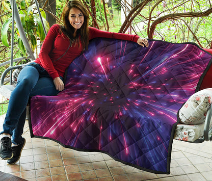 Cosmic Hyperspace Print Quilt
