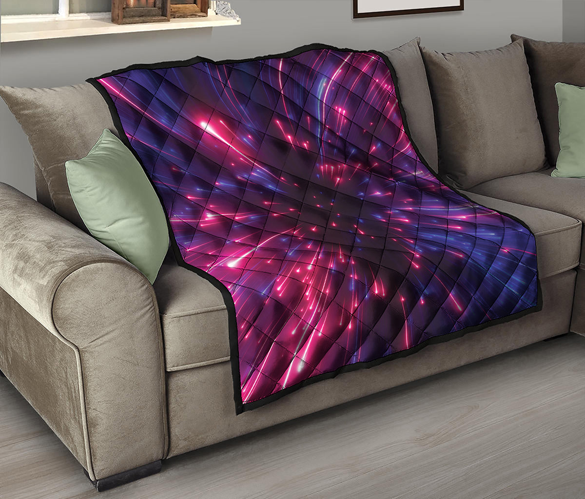 Cosmic Hyperspace Print Quilt
