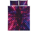 Cosmic Hyperspace Print Quilt Bed Set