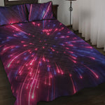 Cosmic Hyperspace Print Quilt Bed Set