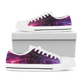 Cosmic Hyperspace Print White Low Top Sneakers