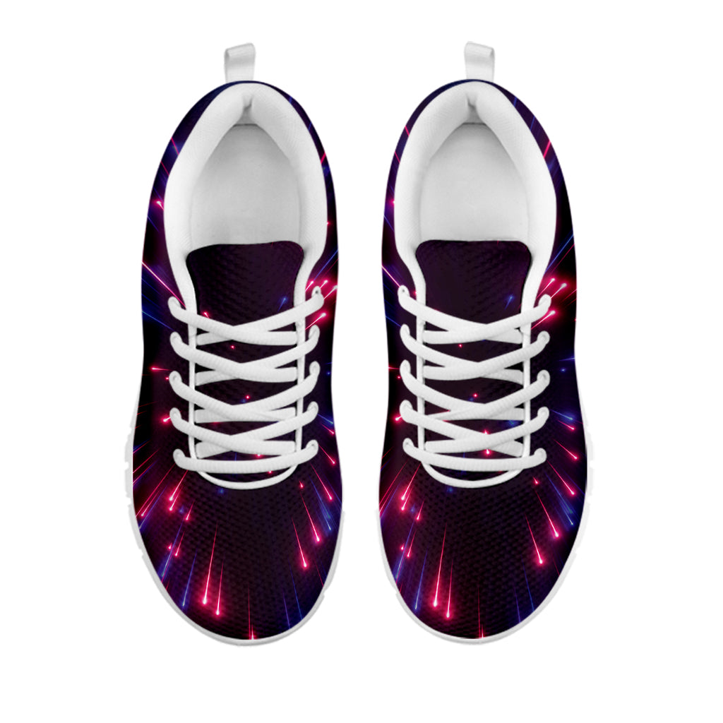 Cosmic Hyperspace Print White Sneakers