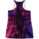 Cosmic Hyperspace Print Women's Racerback Tank Top