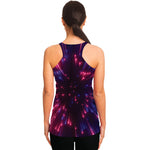 Cosmic Hyperspace Print Women's Racerback Tank Top