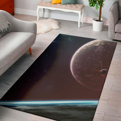 Cosmic Space Print Area Rug