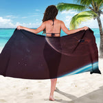 Cosmic Space Print Beach Sarong Wrap