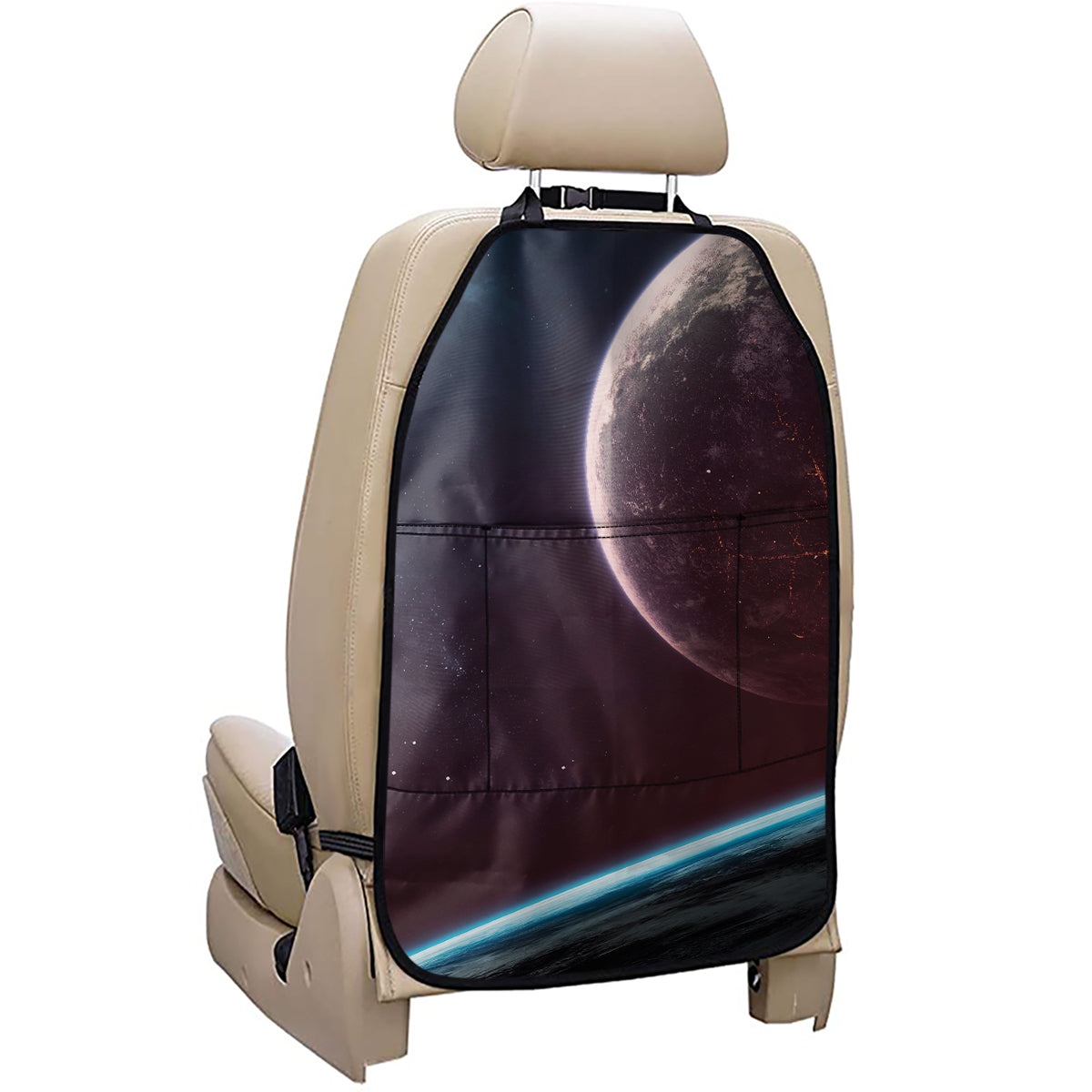 Cosmic Space Print Car Seat Organizers