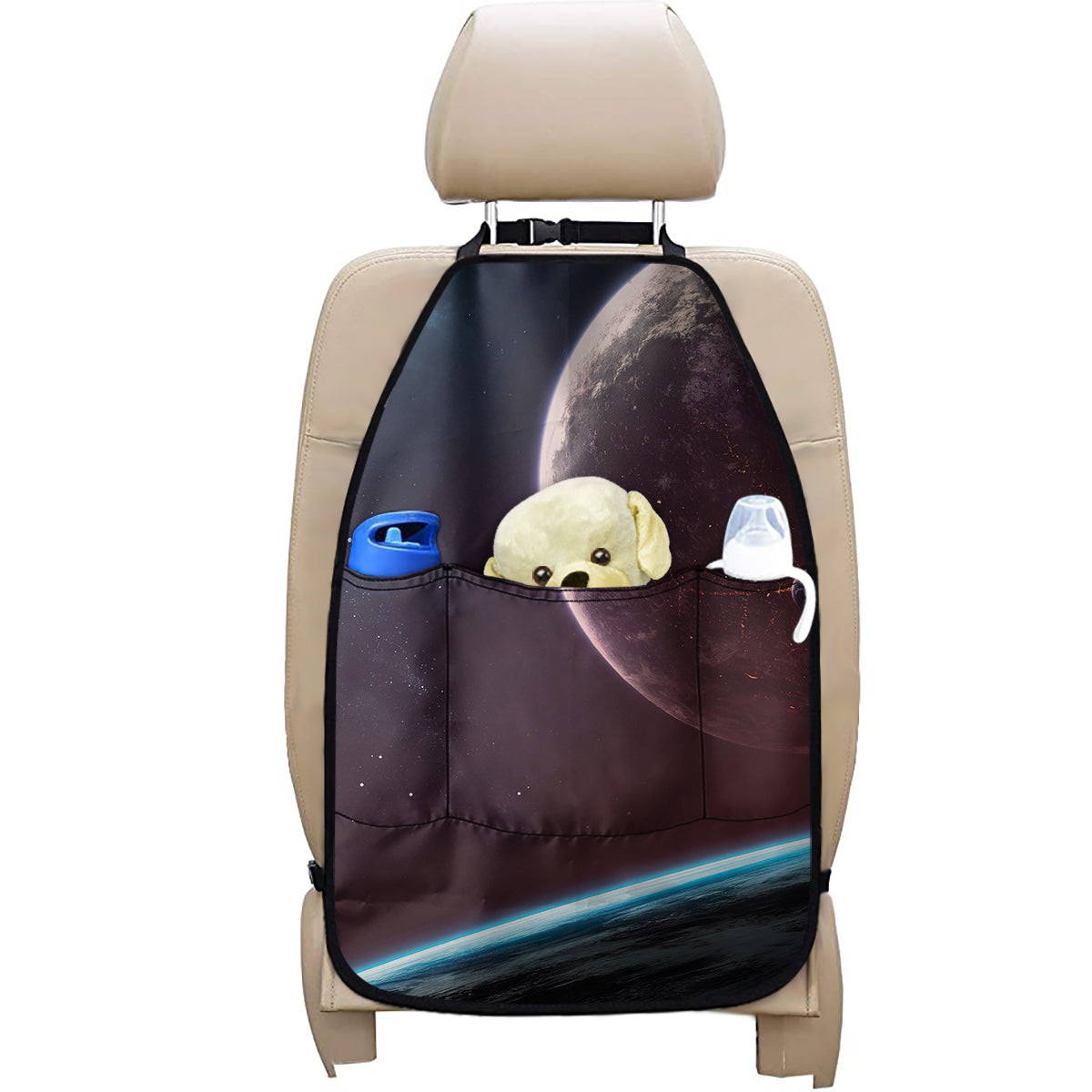 Cosmic Space Print Car Seat Organizers