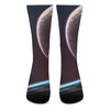 Cosmic Space Print Crew Socks