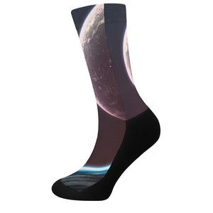 Cosmic Space Print Crew Socks