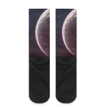 Cosmic Space Print Crew Socks