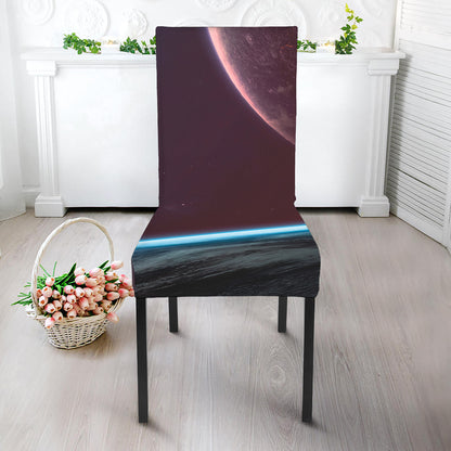 Cosmic Space Print Dining Chair Slipcover