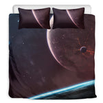 Cosmic Space Print Duvet Cover Bedding Set