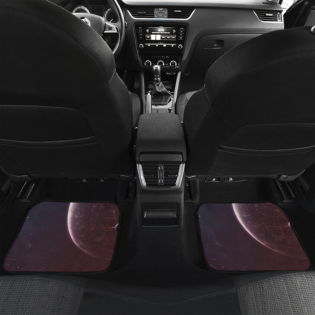 Cosmic Space Print Front and Back Car Floor Mats