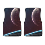 Cosmic Space Print Front Car Floor Mats