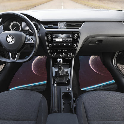 Cosmic Space Print Front Car Floor Mats