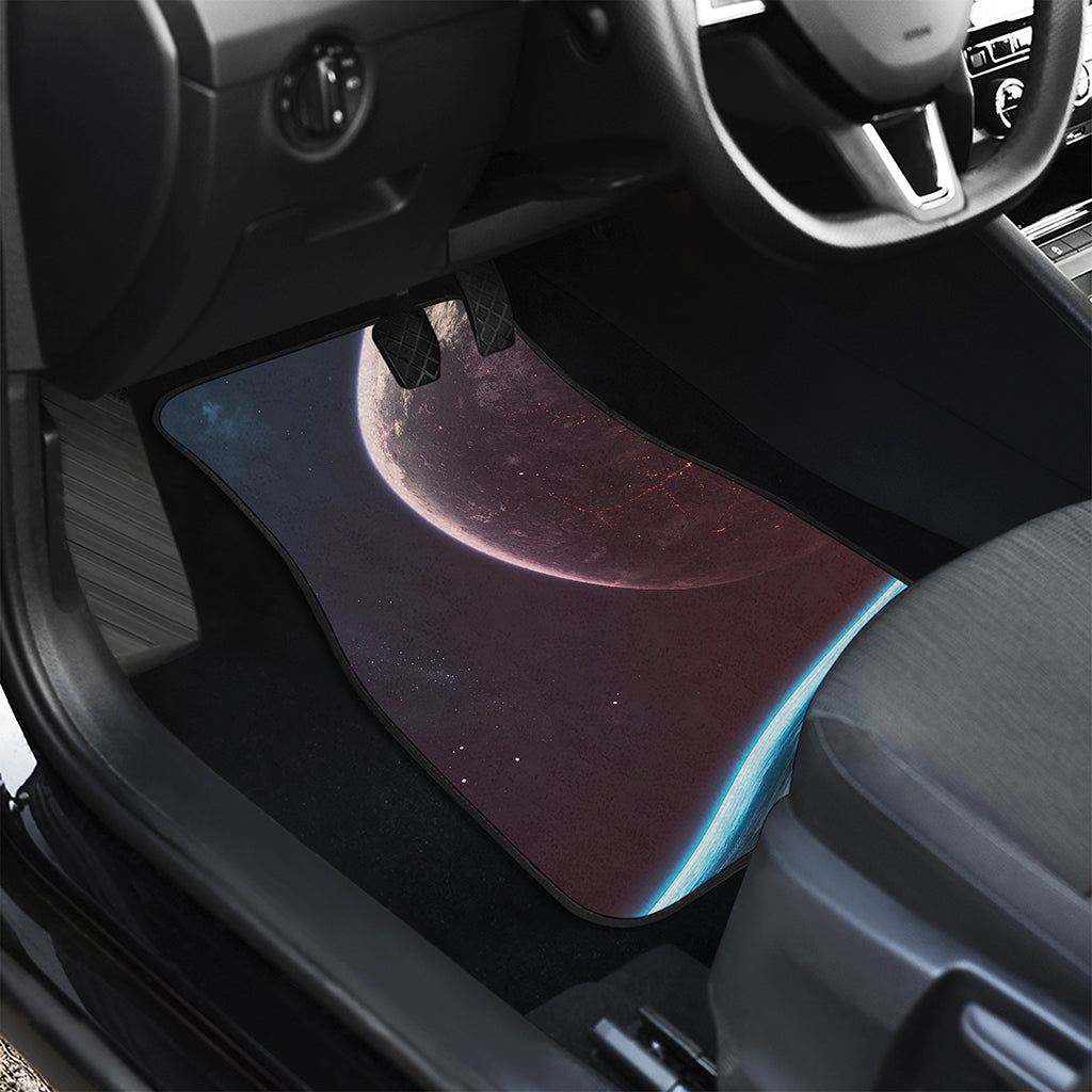 Cosmic Space Print Front Car Floor Mats