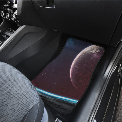 Cosmic Space Print Front Car Floor Mats