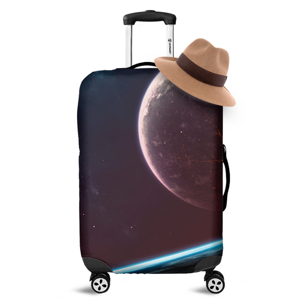 Cosmic Space Print Luggage Cover