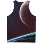 Cosmic Space Print Men's Tank Top