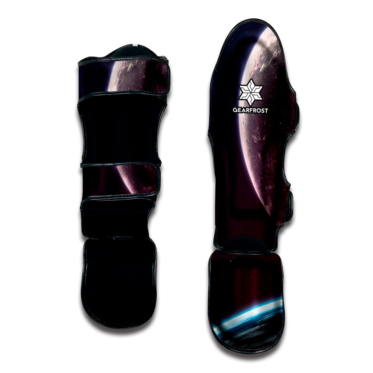 Cosmic Space Print Muay Thai Shin Guard