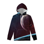 Cosmic Space Print Pullover Hoodie