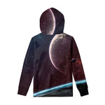 Cosmic Space Print Pullover Hoodie