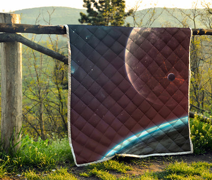 Cosmic Space Print Quilt