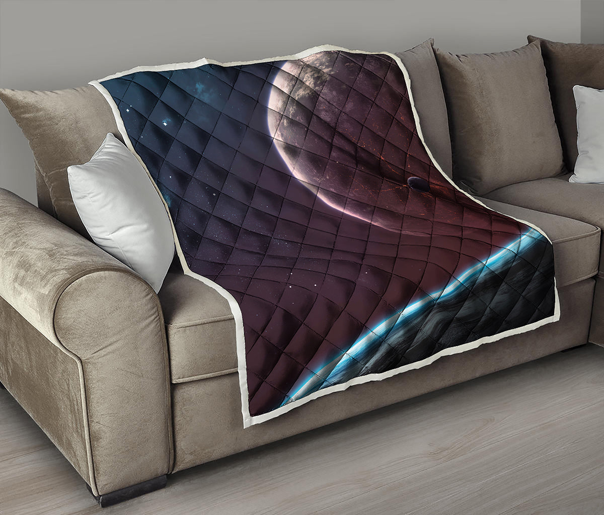 Cosmic Space Print Quilt