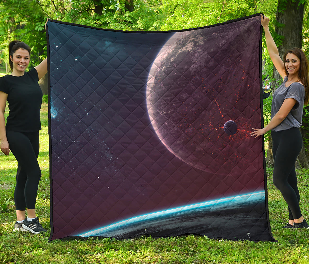 Cosmic Space Print Quilt